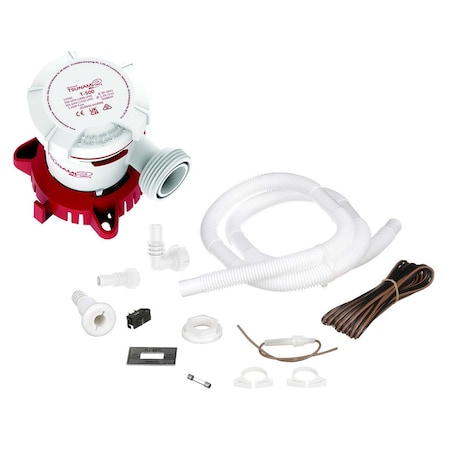 Attwood Attwood Tsunami MK2 T500 Manual Bilge Pump w/Installation Kit - 500 GPH &amp; 12V 5614-7